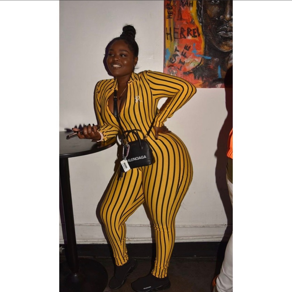 Black and Yellow GSWoo Catsuit